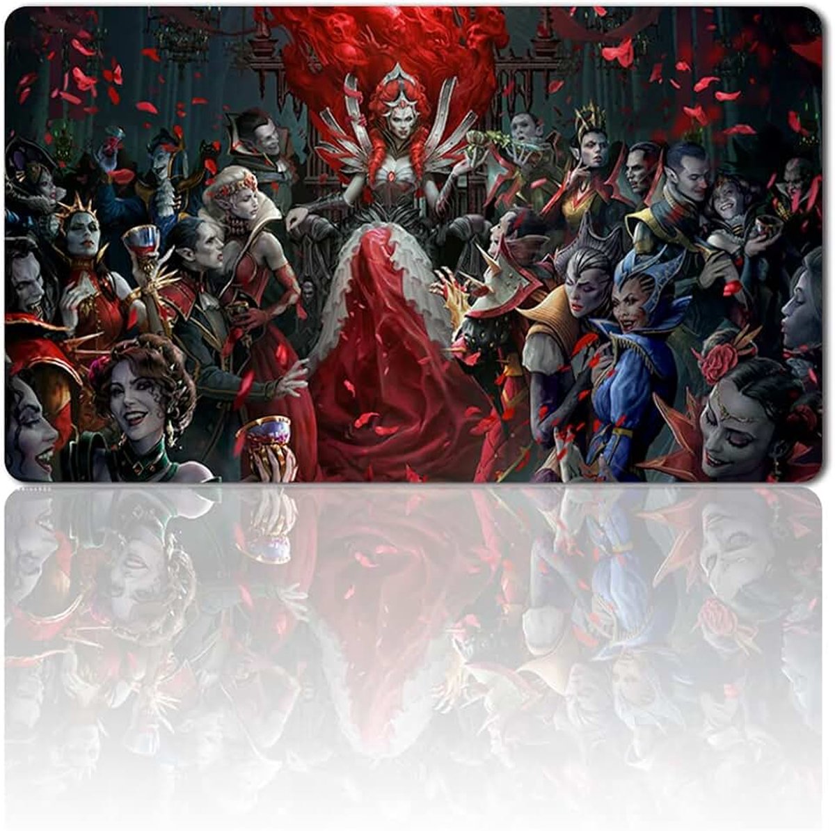 Leaves INNISTRAD Crimson Vow Key Artwork MTG Speelmat Met Gratis Waterdichte Tas, Playmate Tafelmat, Muismat - Stofdicht en Waterdicht voor Combat