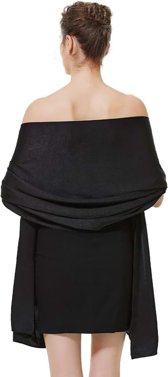 Chiffon Sjaal Stola Dames Bruiloft Partij Elegant Scarves voor Bruidsjurk Avondjurk Baljurk Strandjurk