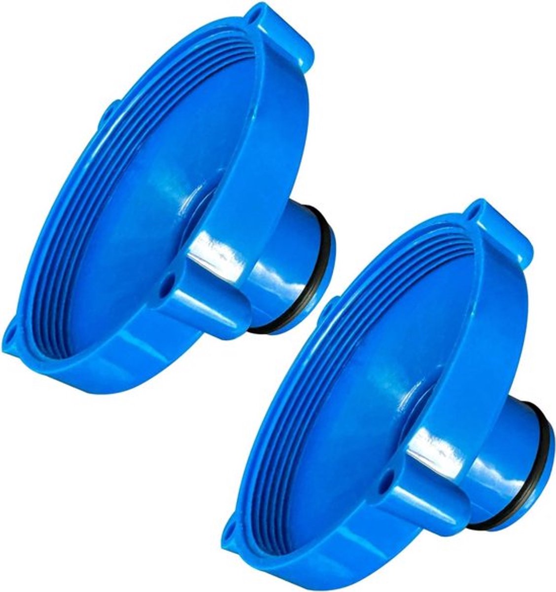 Skimmer Adapter voor Zwembadstofzuiger - Zwembadzuigadapter - Adapter voor Skimmerslang - Adapter - Extra Filters Zwembaden 80 mm op 32 mm - Blauw