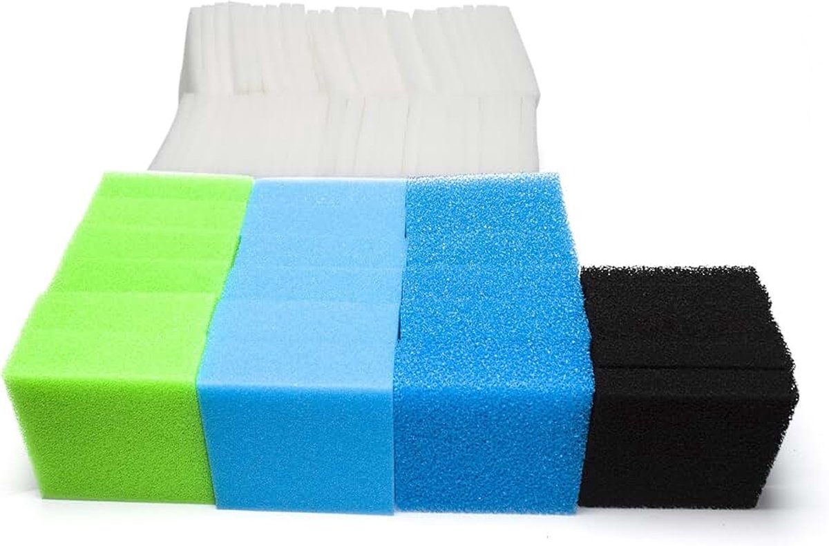 Filterpatronen Set Geschikt voor Juwel Jumbo/BioFlow 8.0 / XL Aquariumfilter (74 Stuks)