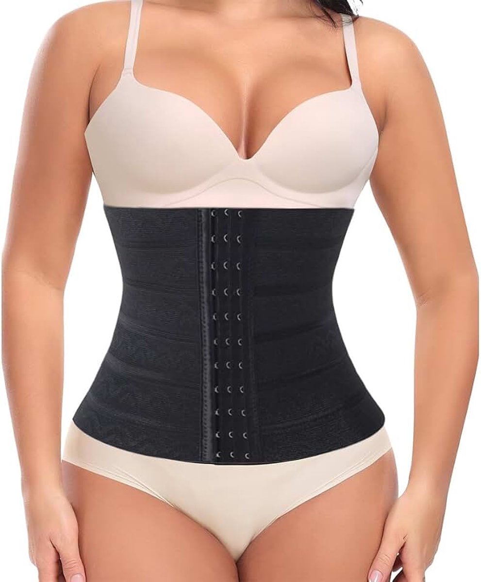 Afslankgordel om af te slanken, verstelbaar, voor dames, slankmakend, platte bustier, omhullend en ademend, korset, body shaper