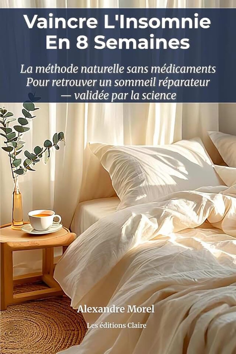 L'Insomnie en 8 Semaines : La Méthode Naturelle Sans Médicaments pour Retrouver un Sommeil Réparateur — Programme Complet avec Journal de Bord ... Techniques de TCC-I Validées par la Science