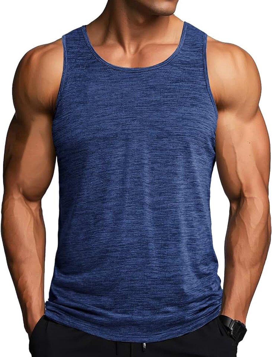 Basic Solid Tank Heren T-Shirt