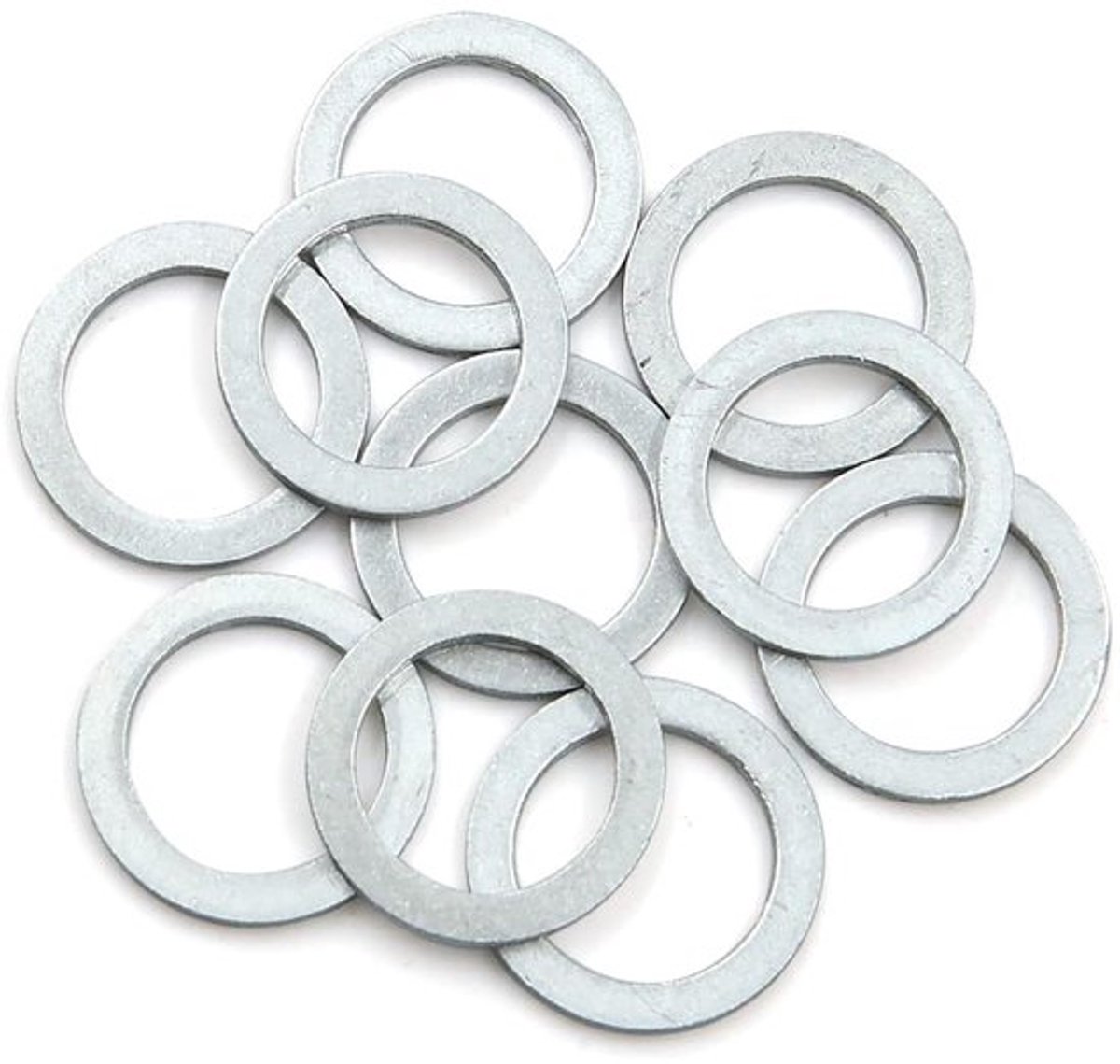 Set van 10 afvoerplug pakkingen voor wasmachines - 16mm ID, 22mm OD.