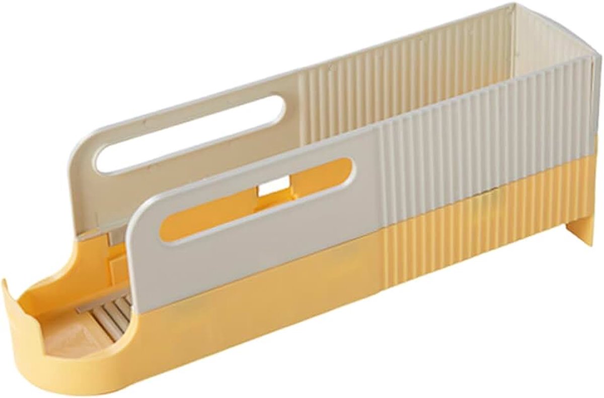 Organizer voor Dranken in de Koelkast Blikjes Dispenser Opbergrek | Blikjes Opbergsysteem Voor De Koelkast voor in de Keuken, Vriezer, Huisbar, aan de Toonbank, voor Flessen