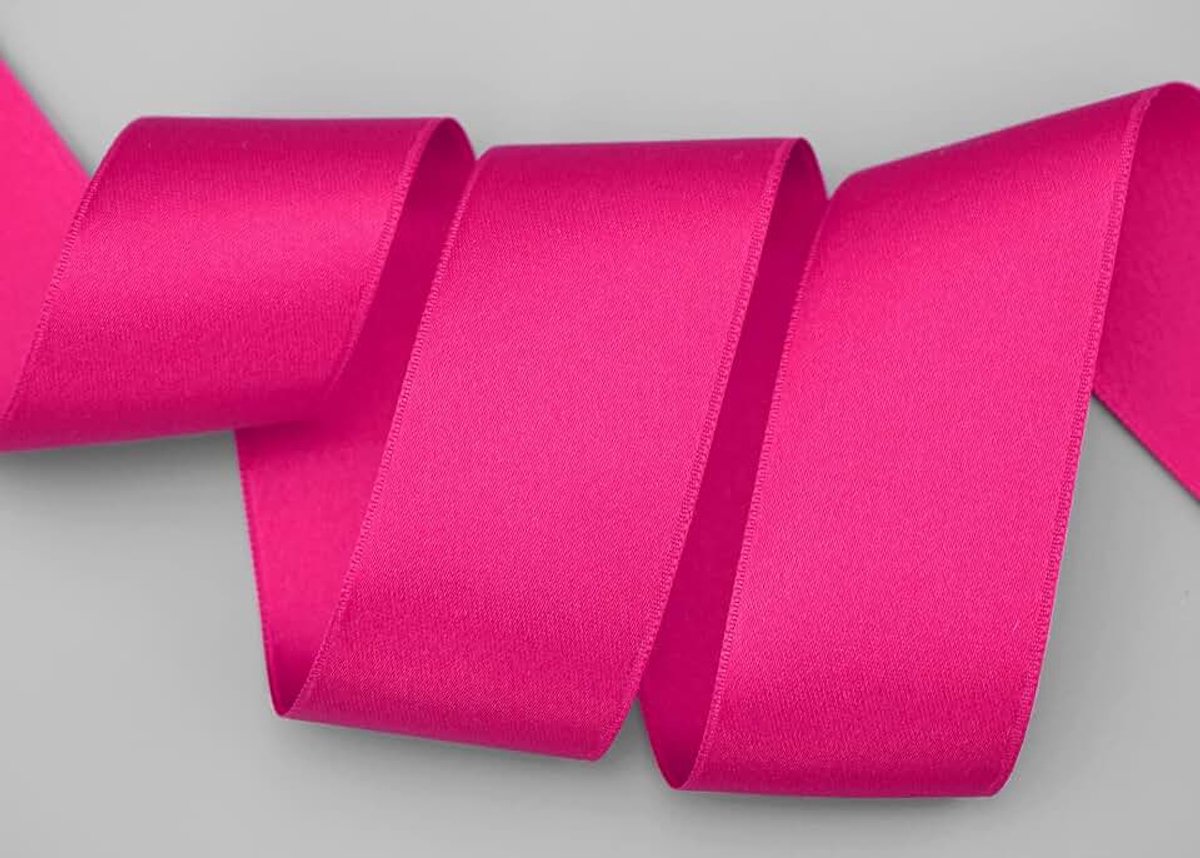 25 m x 10 mm satijnen lint ROZE (606) dubbelzijdig lint van satijn zonder draad zacht en glanzend cadeaulint decoratief lint Double face decoratief lint voor decoratie en knutselen