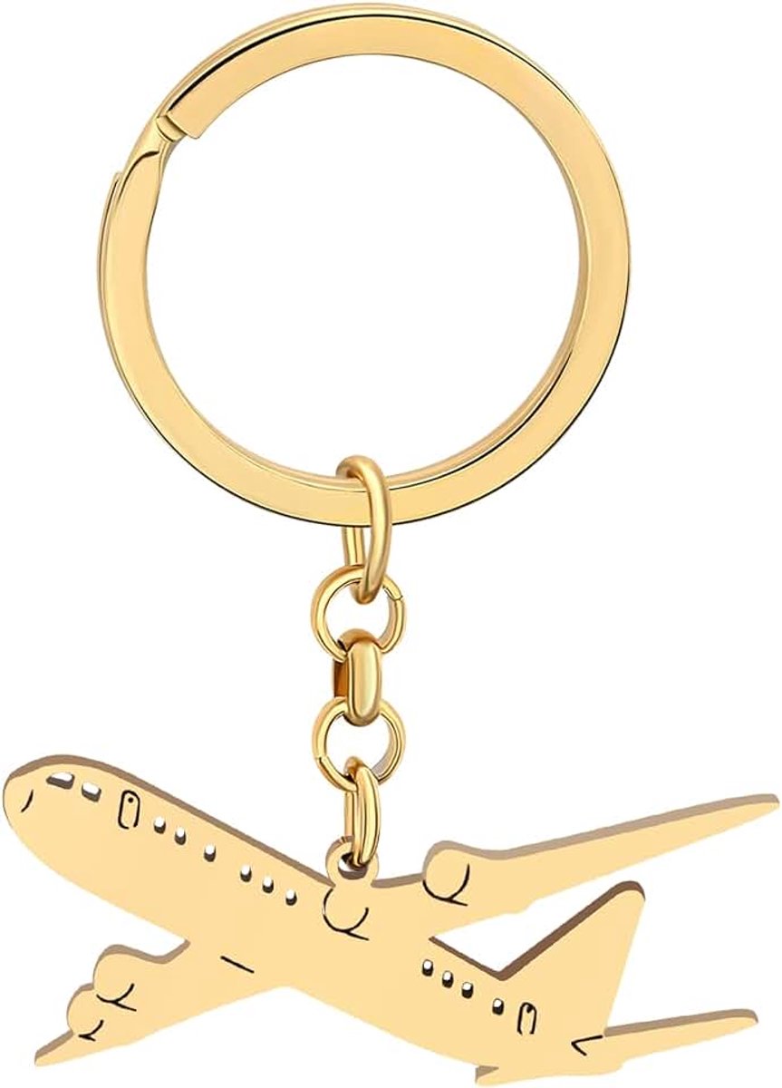 Leuke Vliegtuig Sleutelhanger Helikopter Propeller Sleutelhanger Voor Reizigers Vrouwen Stewardess Essentials Charms Accessoires