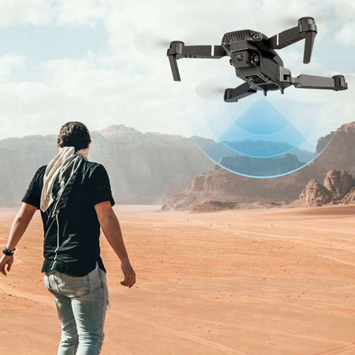 Bedee 4K Drone met Dubbele Camera - Quadcopter thumbnail 5