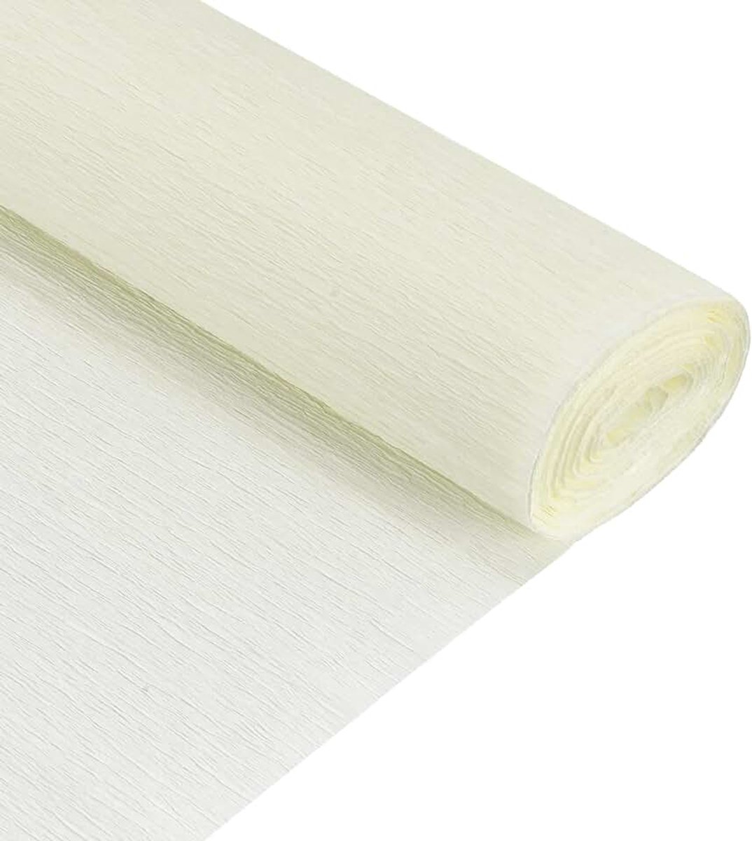Crêpepapierrol 6,9 voet lang 20 inch breed voor huwelijksceremonie verschillende grote festivals decoratie melkwit