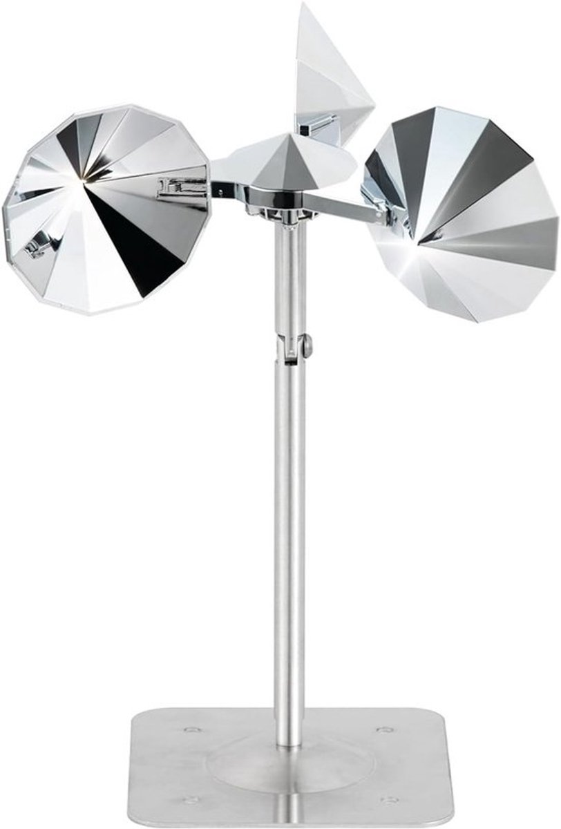 2 x Pigeon Defense en Wind Chimes voor Effectieve Vogelafschrikking met Aluminium Basis en 360° Reflectie