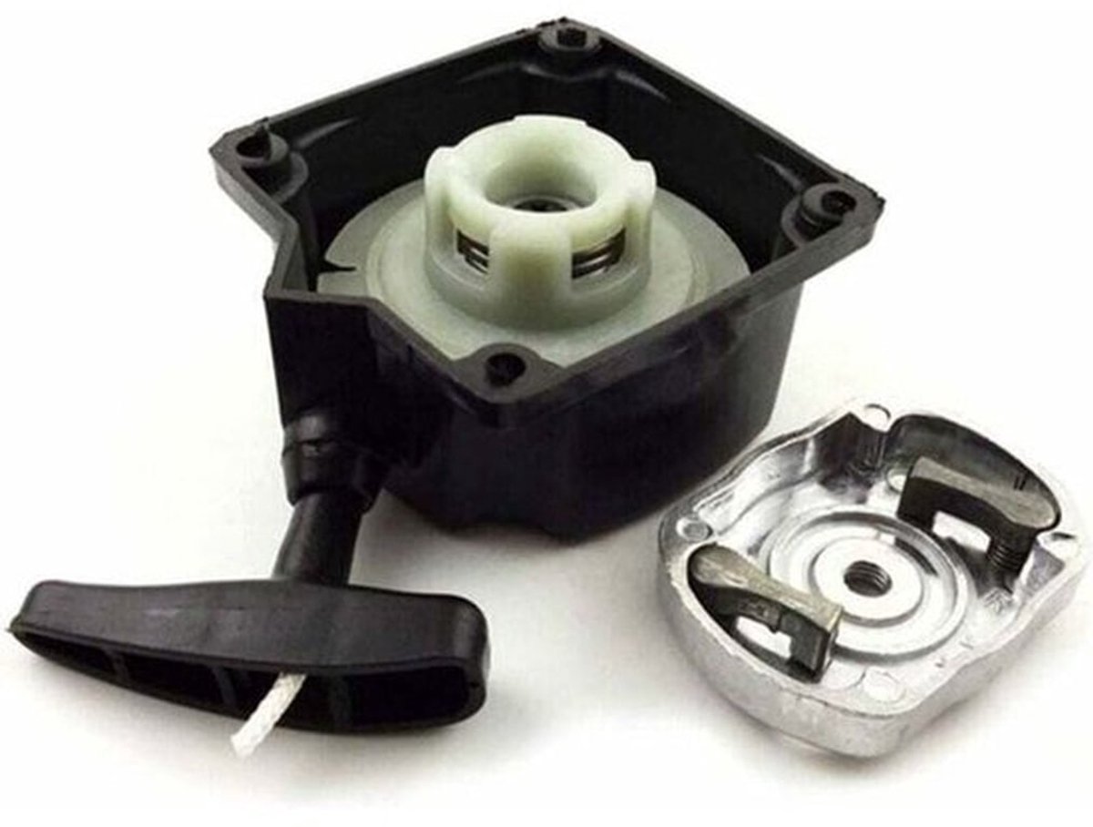 Halfautomatische starter geschikt voor grasmaaiers, compatibel geschikt geschikt voor 49cc/52cc aandrijfkoppen, snelle start, multifunctioneel accessoire.