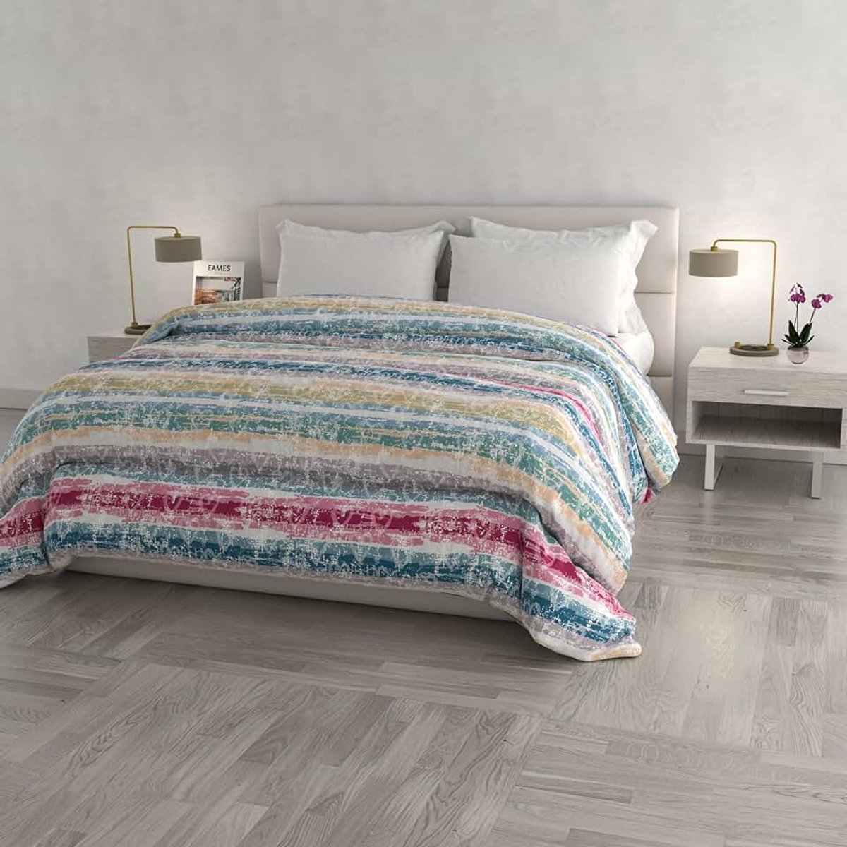 Winterquilt, polyester, Love lines, 260x260cm