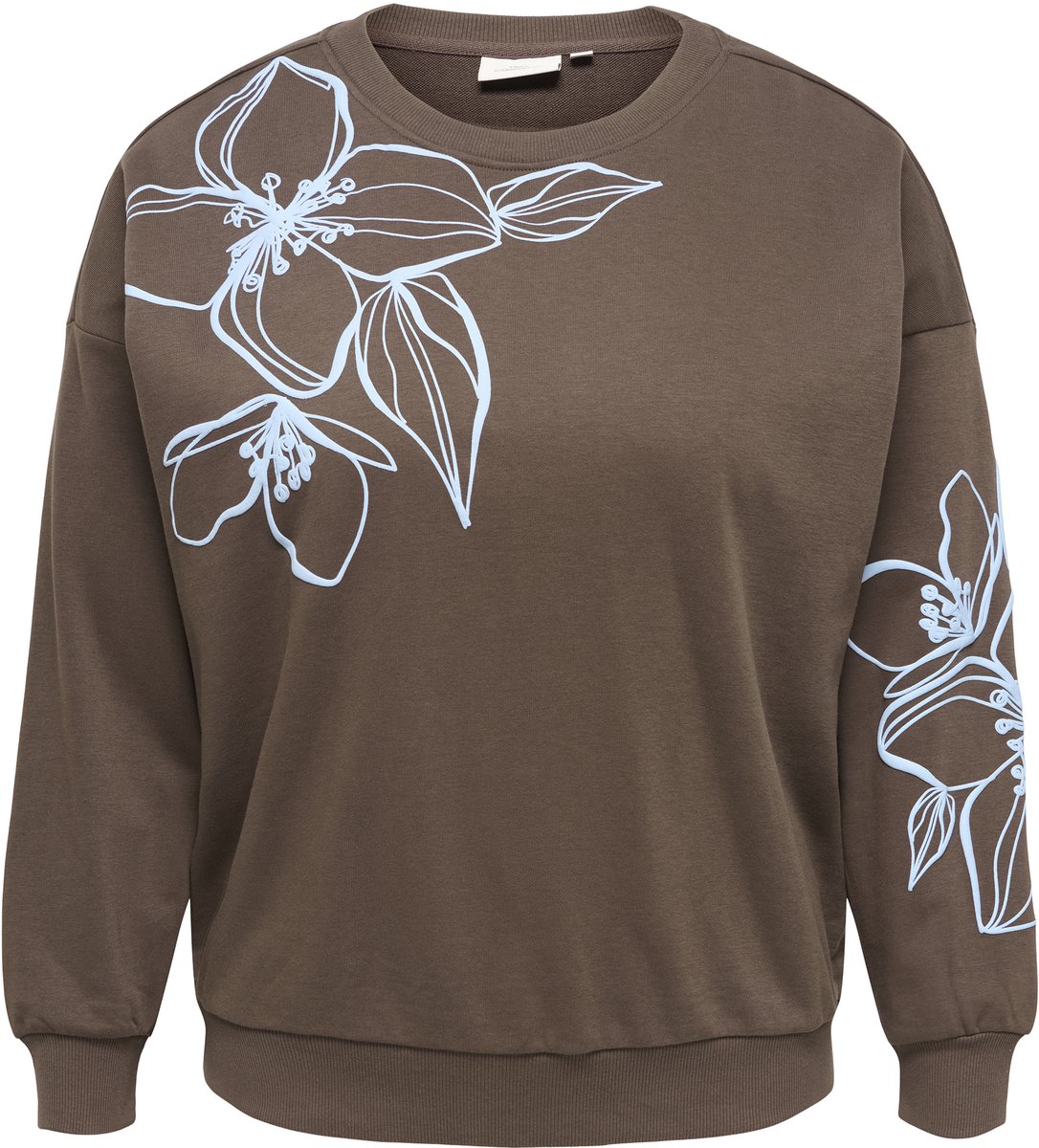 ONLY CARMAKOMA - CARODESSA L/S O-NECK SWT JRS Dames Trui