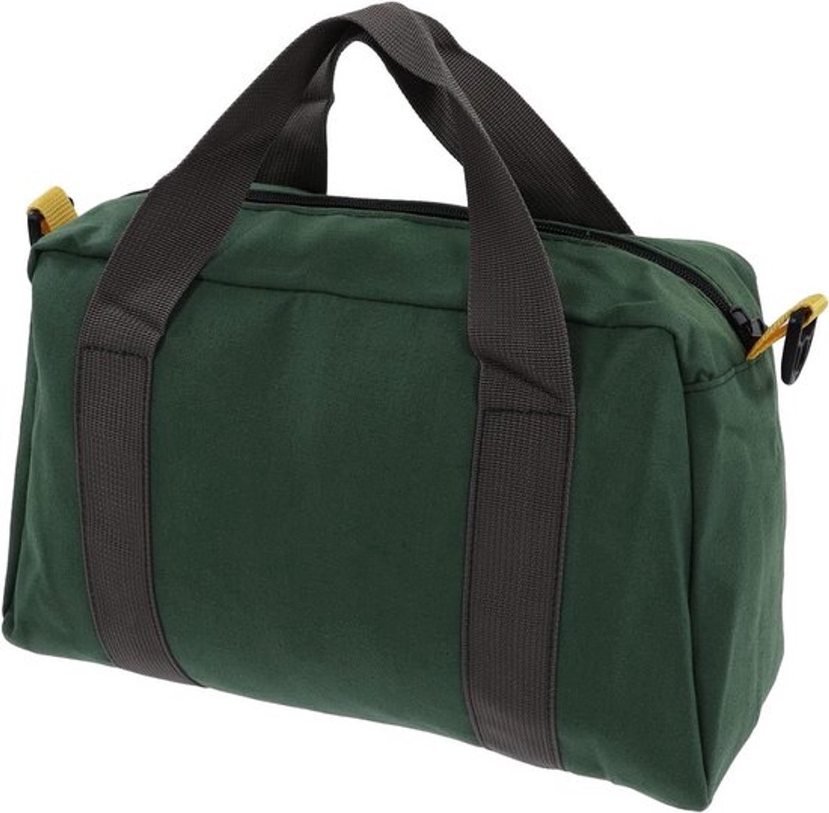 Brede Mond Opbergtas voor Gereedschap, Canvas met Grote Capaciteit, Waterdicht, Ideaal voor Autoreparatie en Timmerwerk - 36cm - Multifunctioneel en Duurzaam