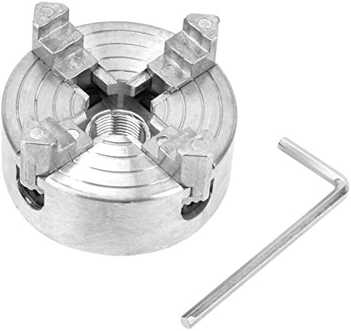Zinklegering 4-Jaw Chuck, Mandrin Tour A Bois M12 Mandrin Tour A Bois Klem Accessoire Voor Mini Metalen Draaibank