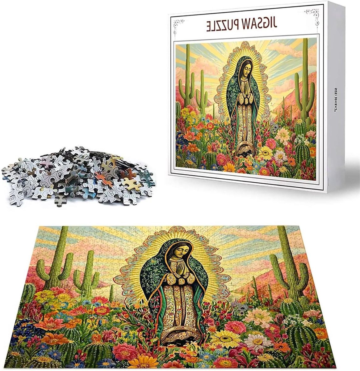 Grote Puzzelmat - Doe-het-zelf Puzzel - Ontspanning en Hobby - Duurzaam Karton - 4000 Stukjes - Multicolor