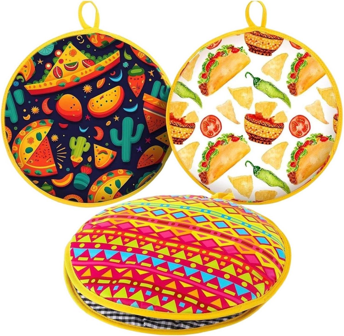 Tortilla Warmer - Pannenkoekenhouder Wrap Warmer - Eten Warm Houden - Magnetronbestendig - 305 cm - Meerdere Kleuren
