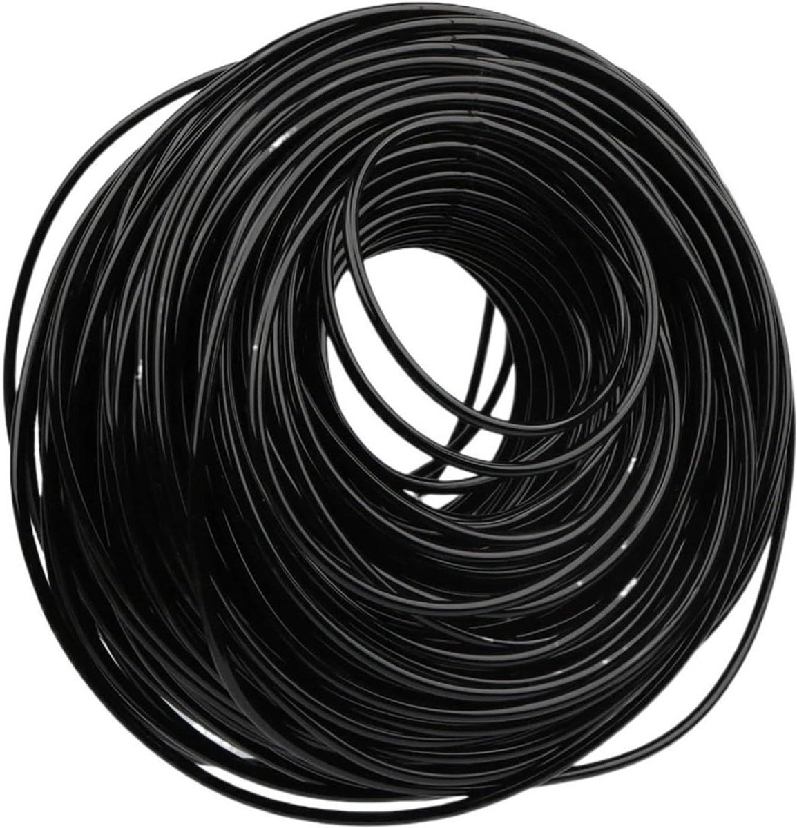 Tuinslang - Irrigatieslang Microdruppel - Planten Water Geven - Flexibele PVC Materiaal - 100 Meters - Zwart