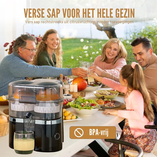 ZRNS® Appelsienperser Elektrische - Citruspers - Sinasappelpers - Gemakkelijk Reinigen — afbeelding 4