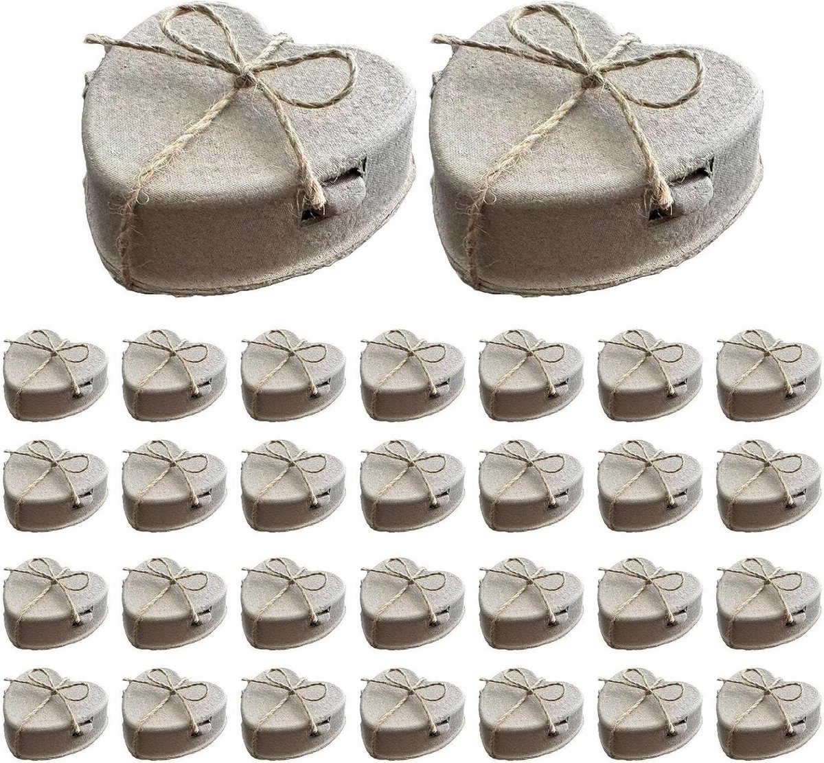 Hartvormige eierdoos - Opbergplateau - Keuken organiseren - Uniek ontwerp - 30 eieren - Natuurlijk