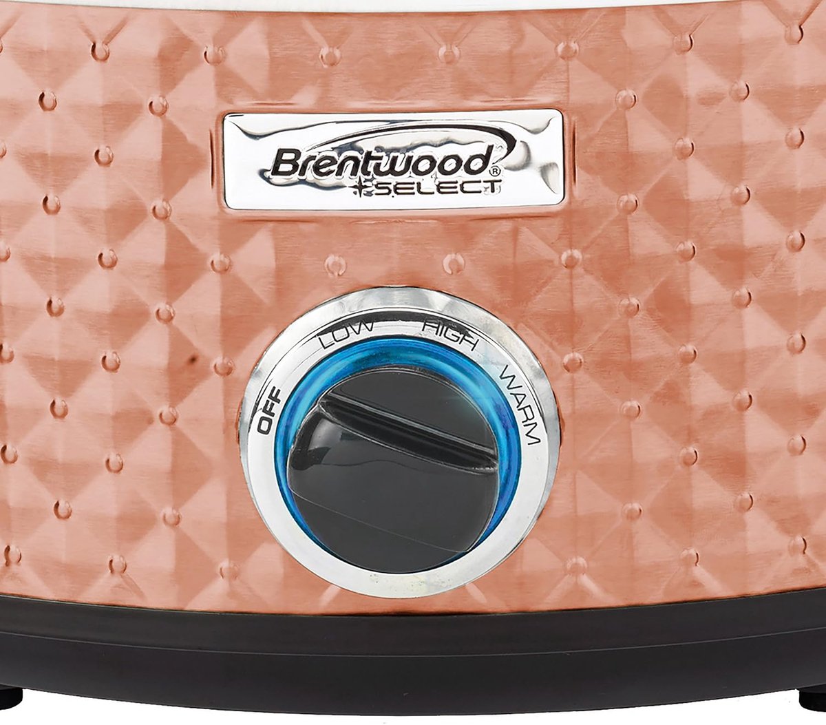 Slowcooker - Kookpot Stoofpot - Langzaam Koken - Draaibaar - 7 Kwarts - Koper Zwart – foto 7