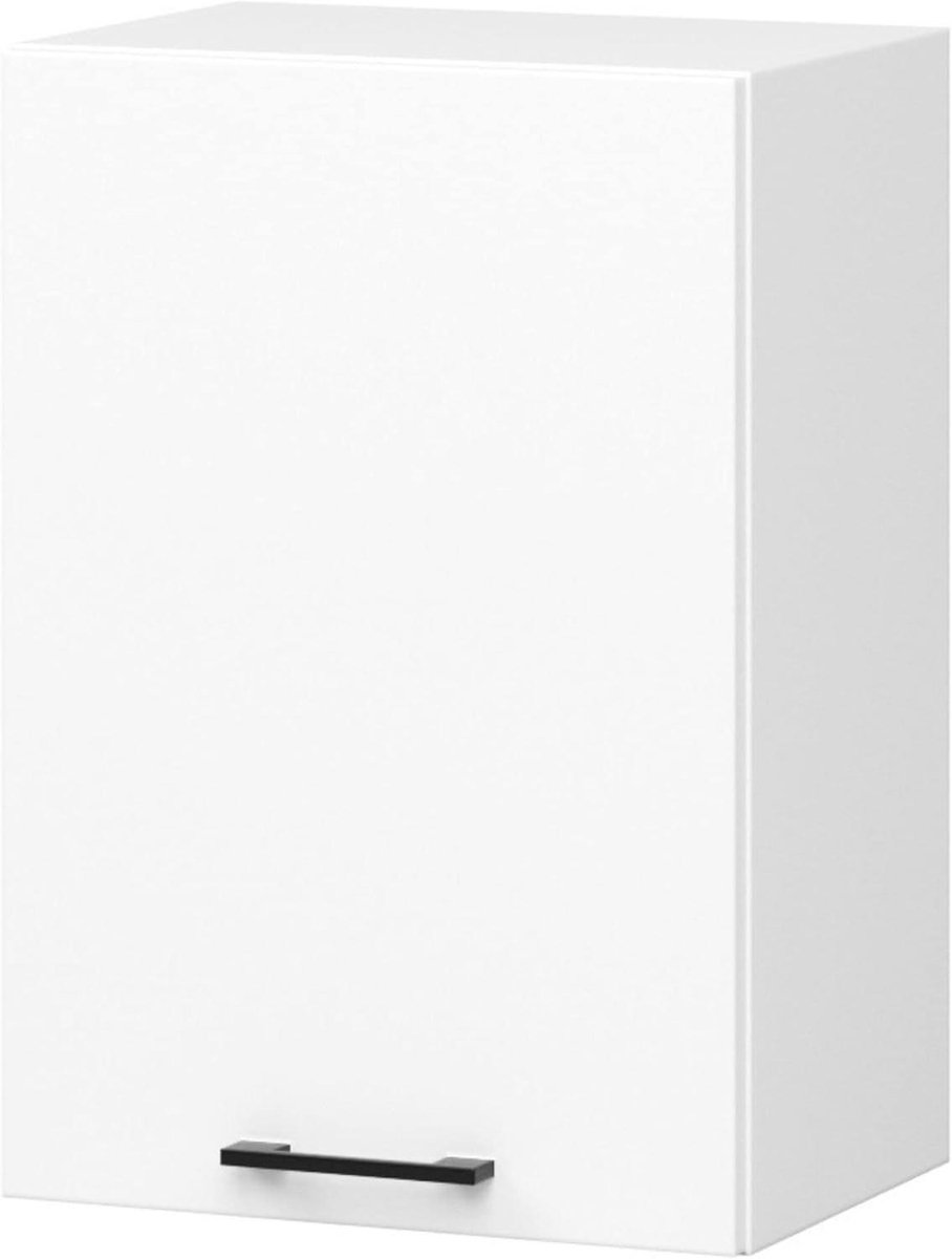 Keukenmeubel - Kast Deur - Keuken Opbergen - Modern Design - 50 cm Breed - Wit Eiken