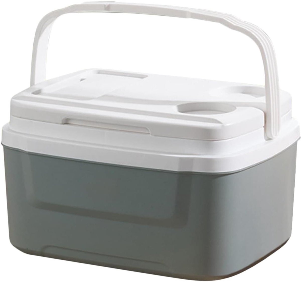 Draagbare Koeler - IJskist Lunchbox - Buitenactiviteiten Opslag - Lekvrij Ontwerp - 8L Capaciteit - Cyaan Blauw