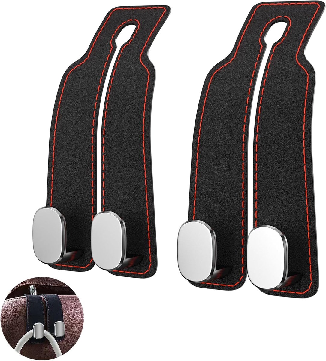 2 stuks auto hoofdsteunhaken