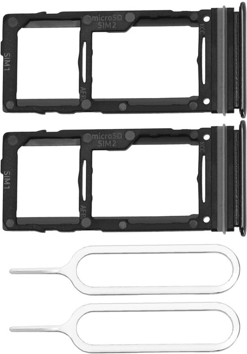 Onf3 - Dual Card Slot Tray - Vervangingsset - Zwart - Micro SD
