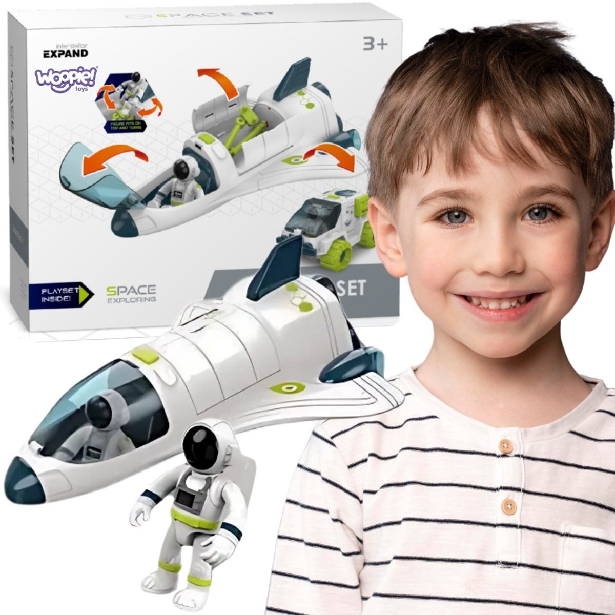 Woopie Space Shuttle en Rover Space-set - UNI