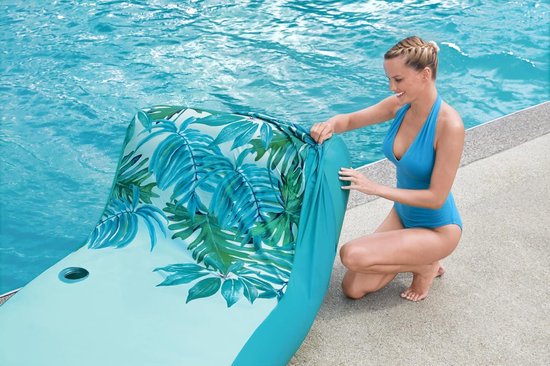 Luxe Tweepersoons Luchtbed voor Binnen en Buiten - 176 x 107 cm van Merkloos — afbeelding 2