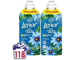 Lenor Wasverzachter Ocean Breeze 2x59 Wasbeurten - 2x1,239 liter