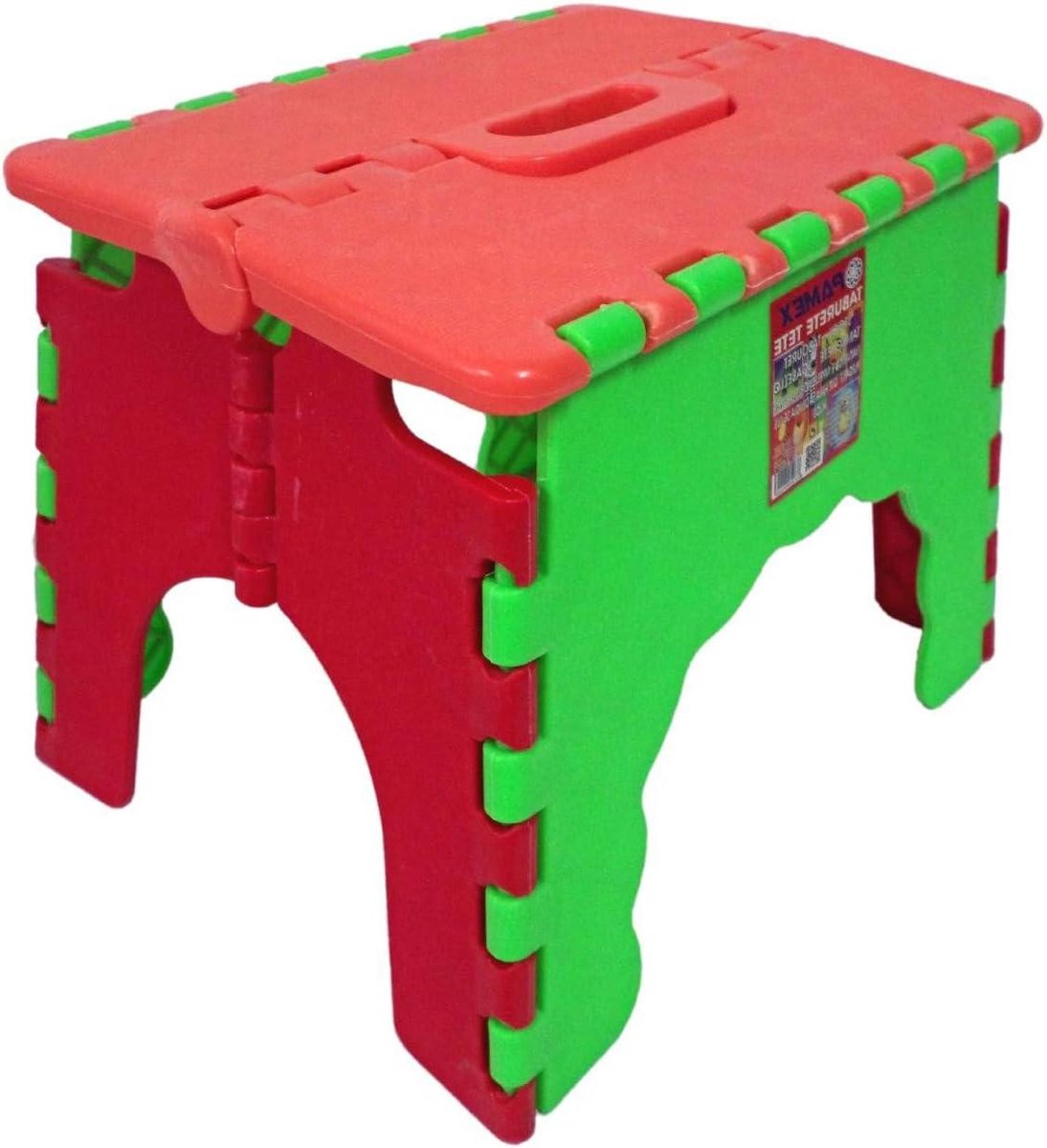 Kinderstoel - Kinderkruk - Veilig Eten - Antislip Zitting - 21.5 x 16.5 x 17 cm - Rood