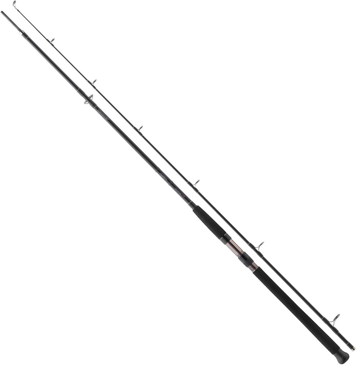 Spinhengel - Vliegenreel Hengel - Vissen op meerval - Krachtige ruggengraat - 270 m - Zwart grijs