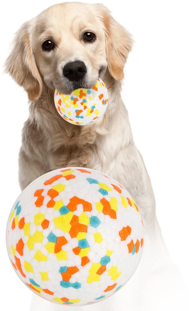 onverwoestbaar, rubber, hoge veerkracht, duurzaam, solide, interactief hondentrainingsspeelgoed voor kleine, middelgrote en grote honden