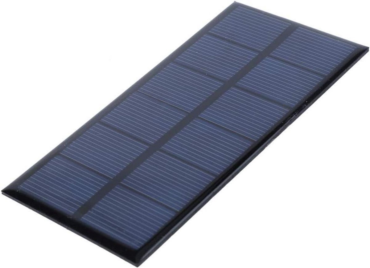 Zonnepaneel - Solar Charger - Tuinverlichting Opladen - Weerbestendig - 120x60 mm - Zwart