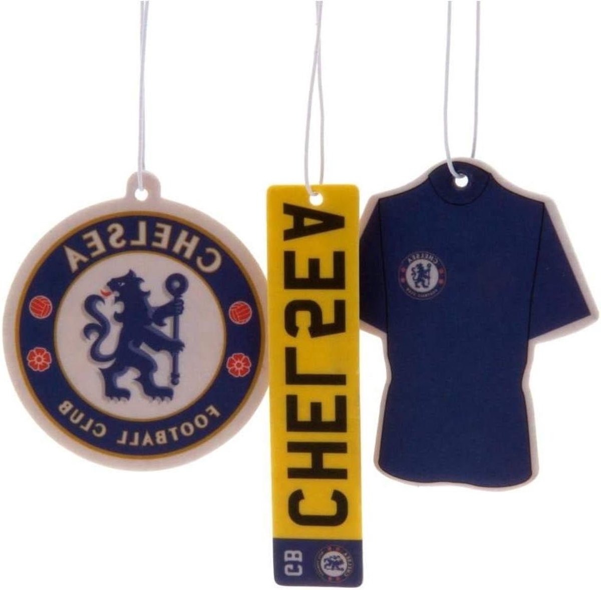 Chelsea FC Luchtverfrisser - Auto Verfrisser - Auto Opfrissen - Officiële Licentie - 7 cm - Blauw