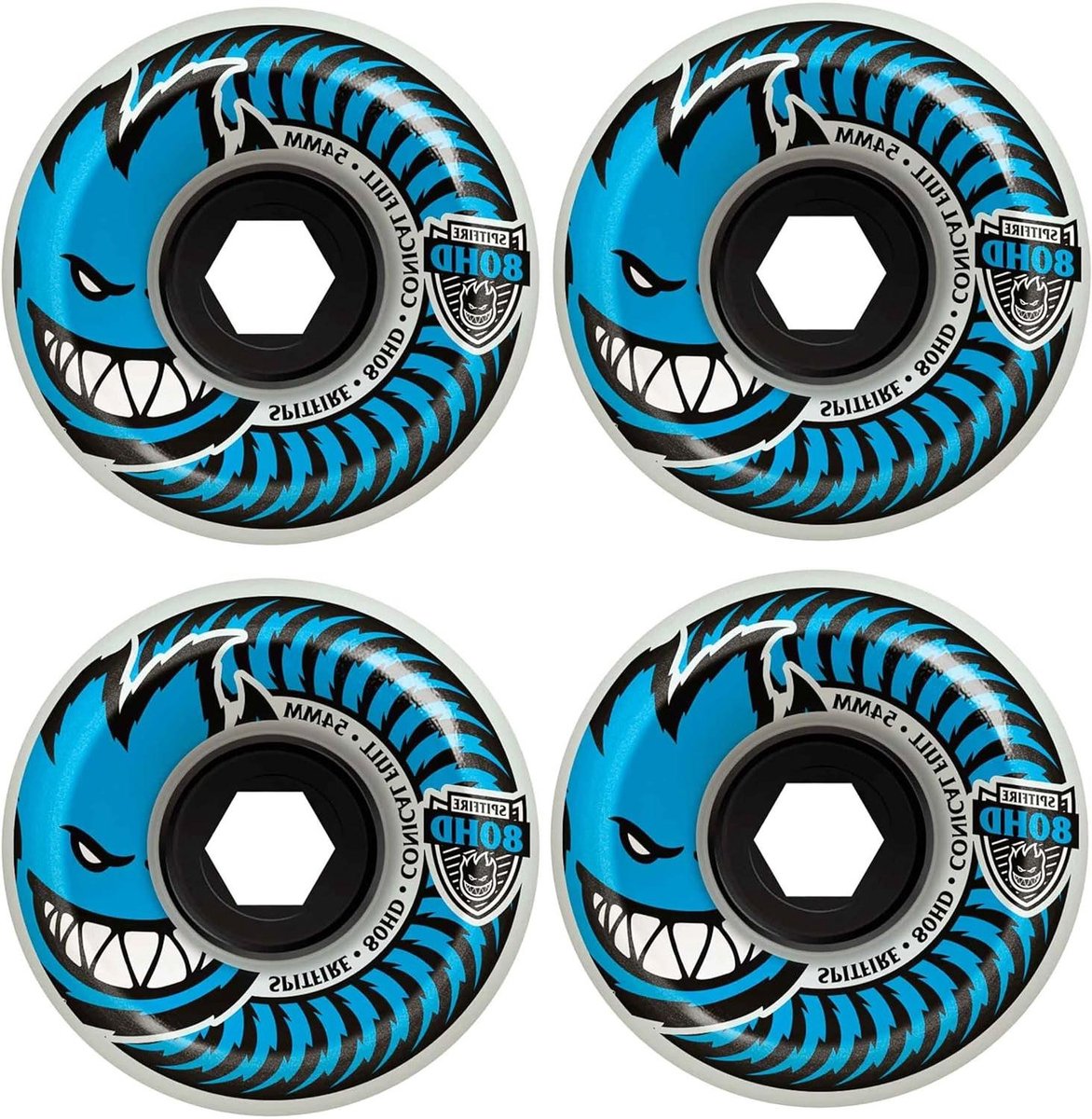 Skateboard Wielen Wielen Set Skateboarden Zacht Urethaan 58mm 80HD Helder
