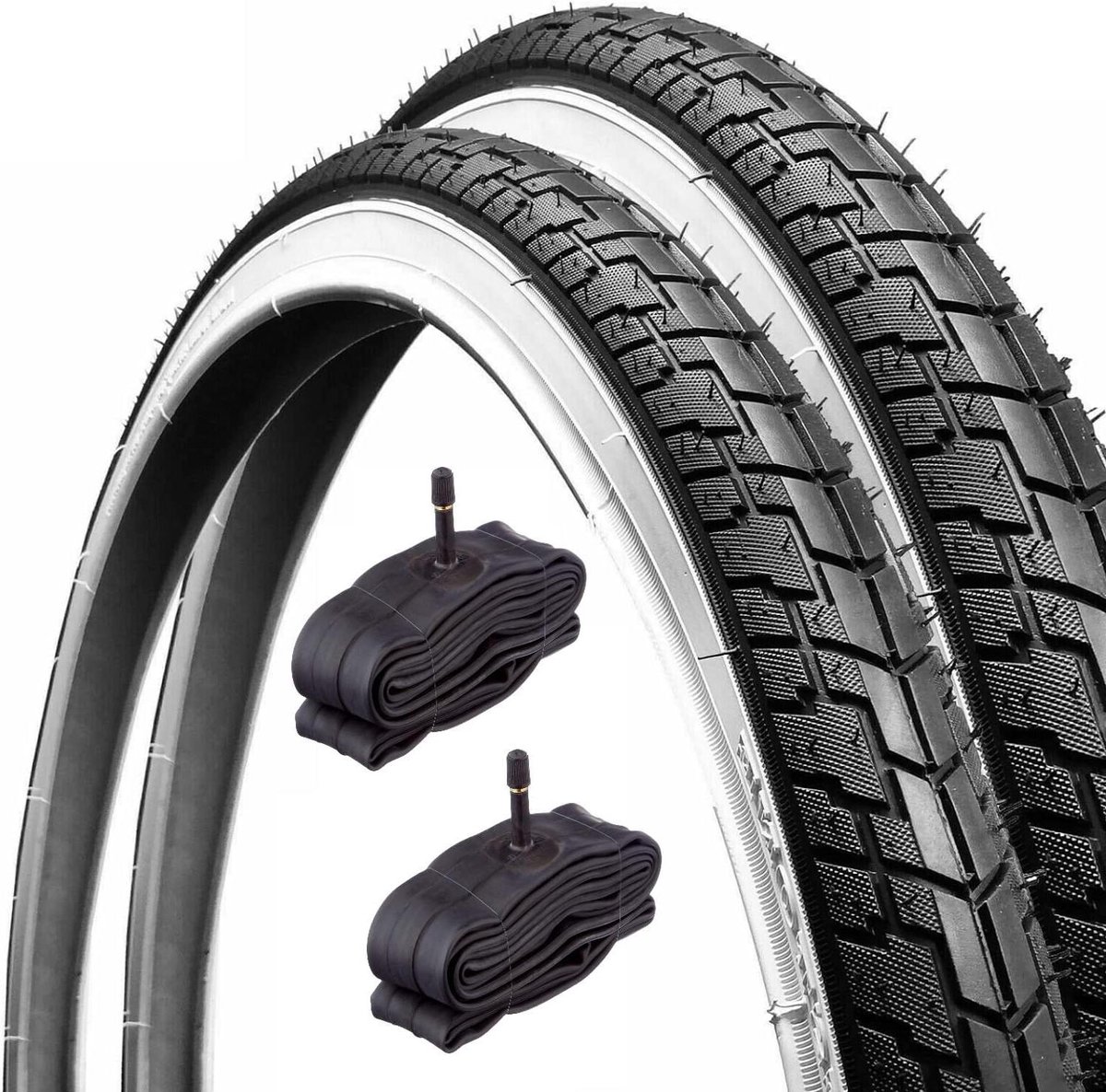 Fietsbanden en binnenbanden - Wielset Banden set - Fietsen onderhouden - Butyl binnenbanden - 26 x 1.75 inch