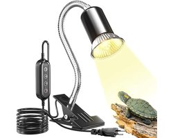 Terrarium Verwarming Lamp - Reptielen Lamp Kachel - Terrarium Klimaat Regelen - Intelligente Timer Functie
