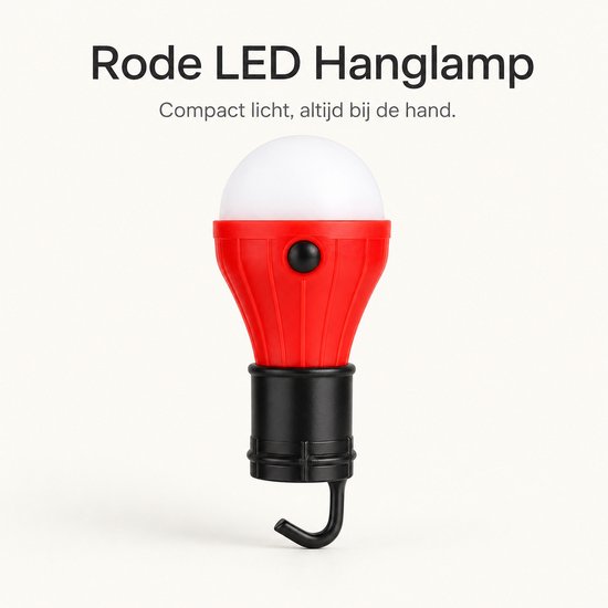 BOTC LED Campinglamp Set 4 Stuks - Kampeerlamp op Batterijen - Waterbestendige Campinglantaarn - Dimbaar - Tentlamp - Noodverlichting voor Camping & Stroomuitval - Zwart — afbeelding 4
