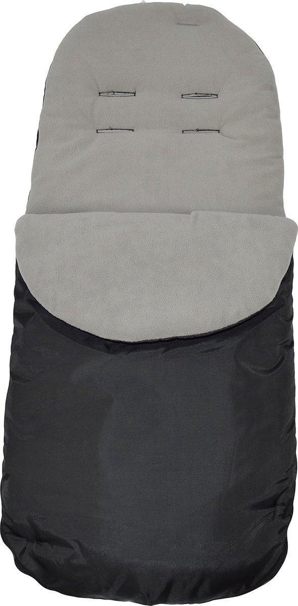 Voetzak Kinderwagen - Voetenzak Buggy - Baby Comfort - Universele Pasvorm - 46 x 40 x 10 cm - Grijs — afbeelding 4