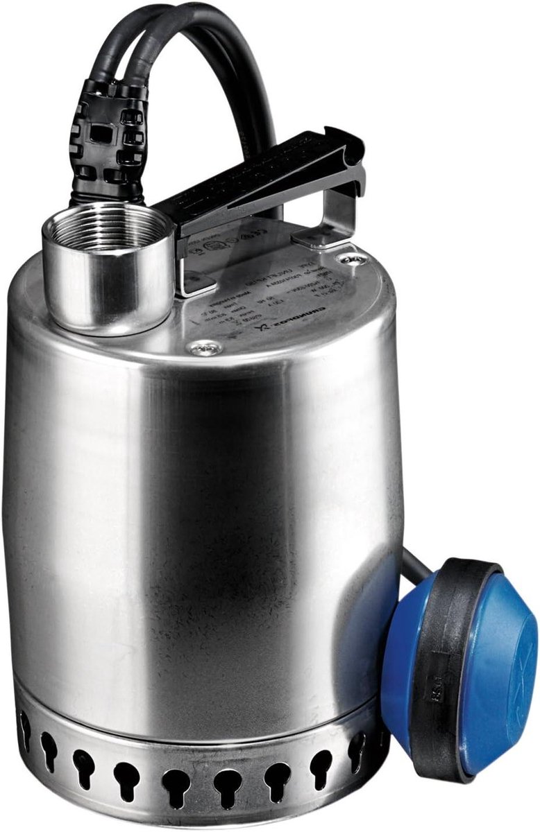 Dompelpomp - Waterpomp - Water Verplaatsen - Roestvrij Staal - 175 cm - Zilver
