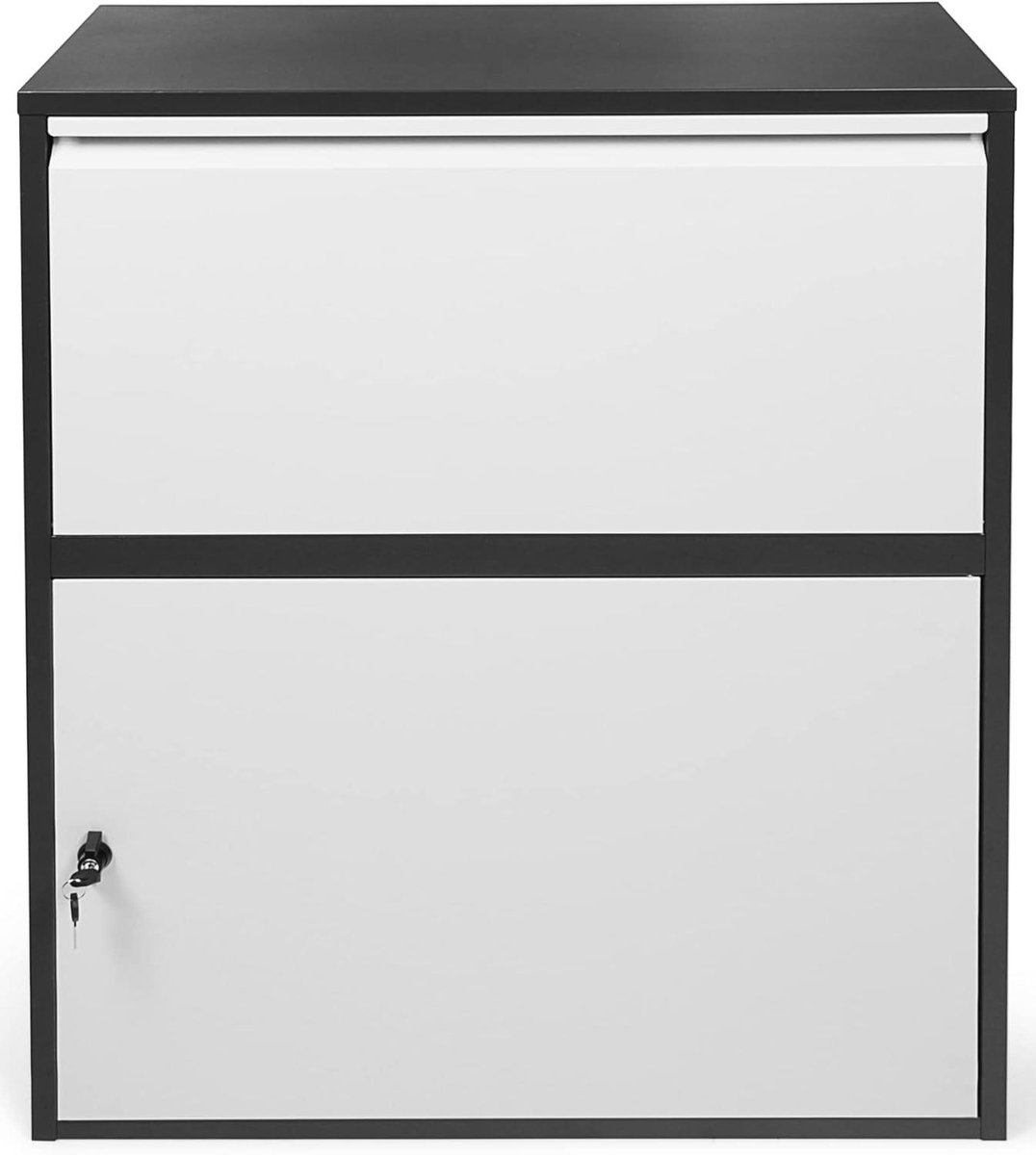 Pakketkluis - Brievenbus - Veilig Zendingen Ontvangen - XXL Formaat - 103x82cm - Zwart Grijs