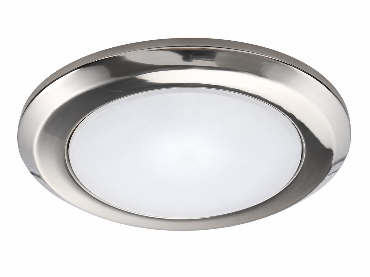 Talamex Capella LED Plafondlamp Gepolijst RVS – 12V LED Kajuitverlichting – Waterbestendige Binnenlamp Boot