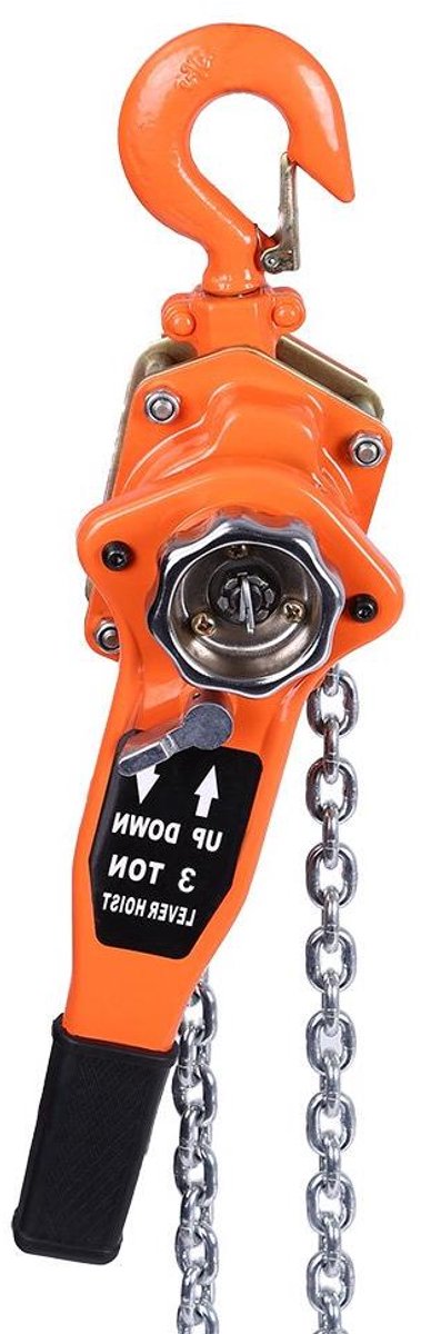 Hand Kettingtakel - Hefwerktuig - Zwaar Tillen - G80 Mangaanstaal - 3 Ton Capaciteit - Zilver