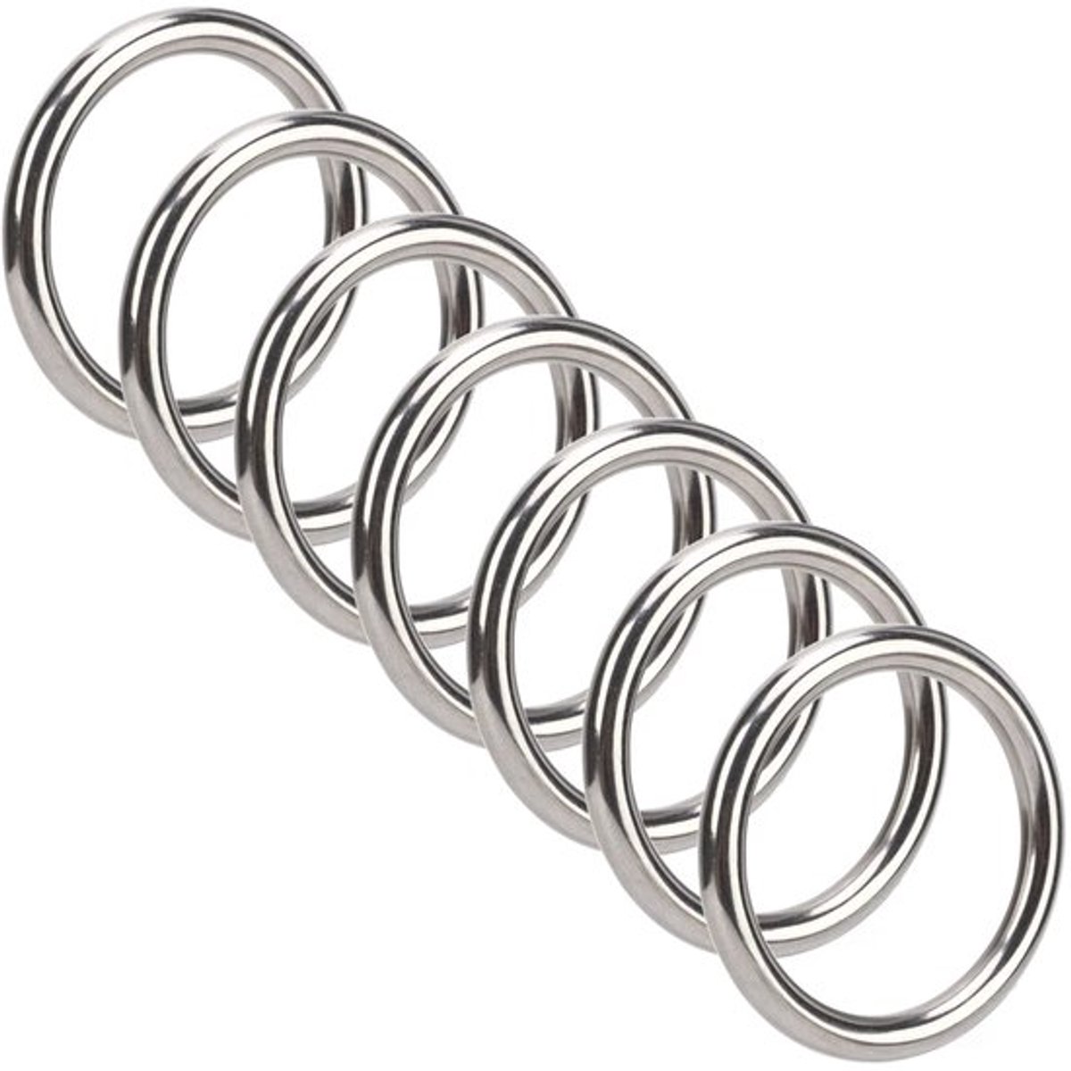 Jhubersproducts - Roestvrij Stalen O-ringen - Heavy Duty - 1,6/2 Inch
