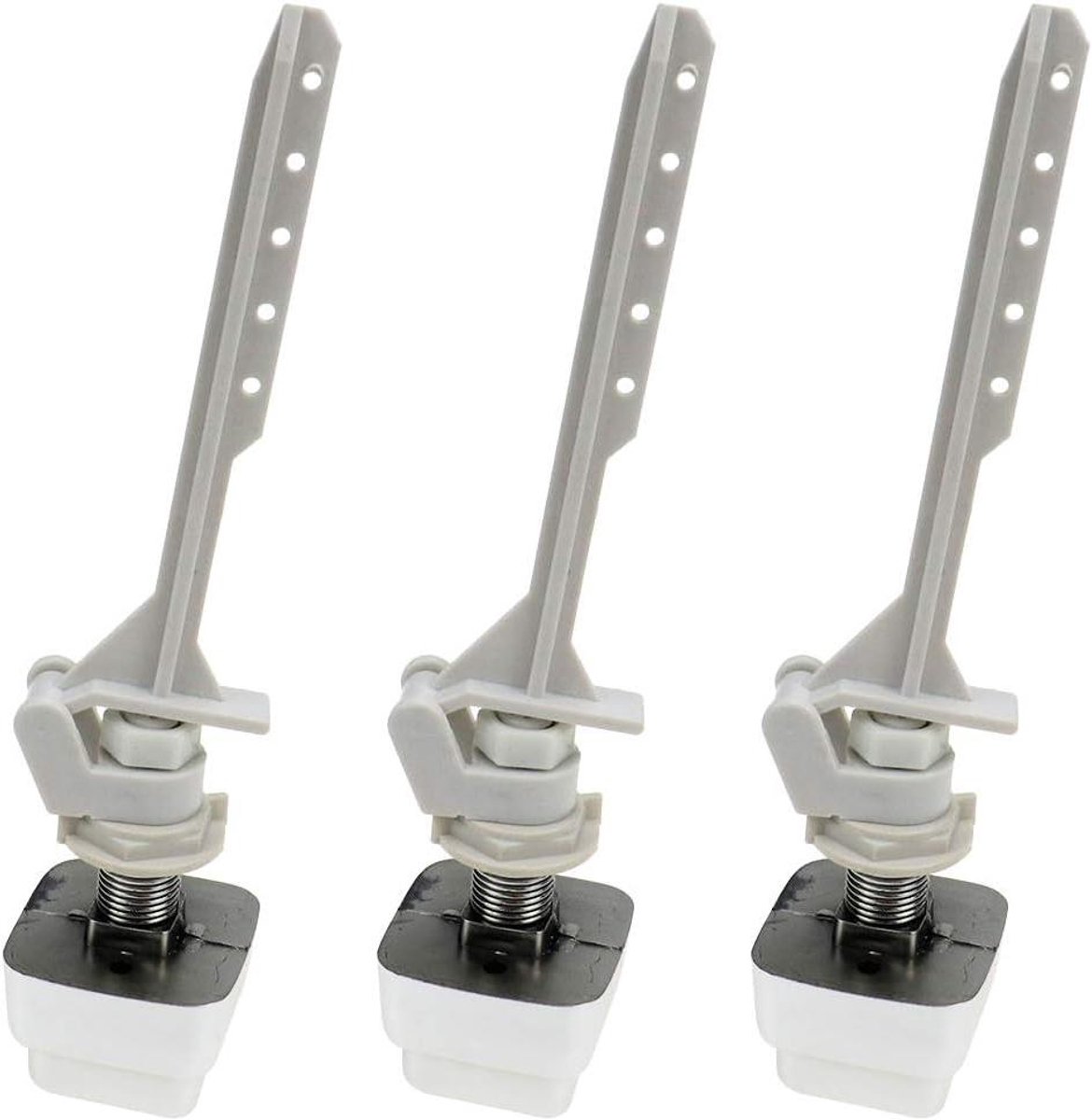 Toilet Drukknoppen - Reservoir Knoppen - Toilet Reparatie - Universeel Ontwerp - 125 cm - Zilver
