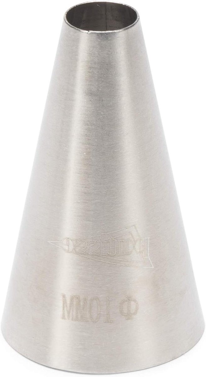 Geperforeerde Spuitmond - Decoratie Mondstuk - Taarten Versieren - Roestvrij Staal - 12 mm - Zilver