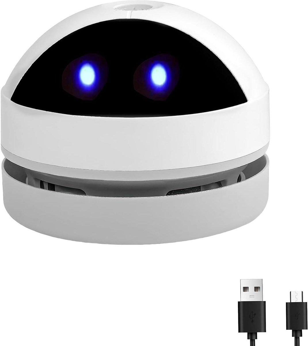 Mini Stofzuiger - Draagbare Stofzuiger - Bureau Reinigen - USB Oplaadbaar - 8.7 x 8.7 x 9.6 cm - Wit